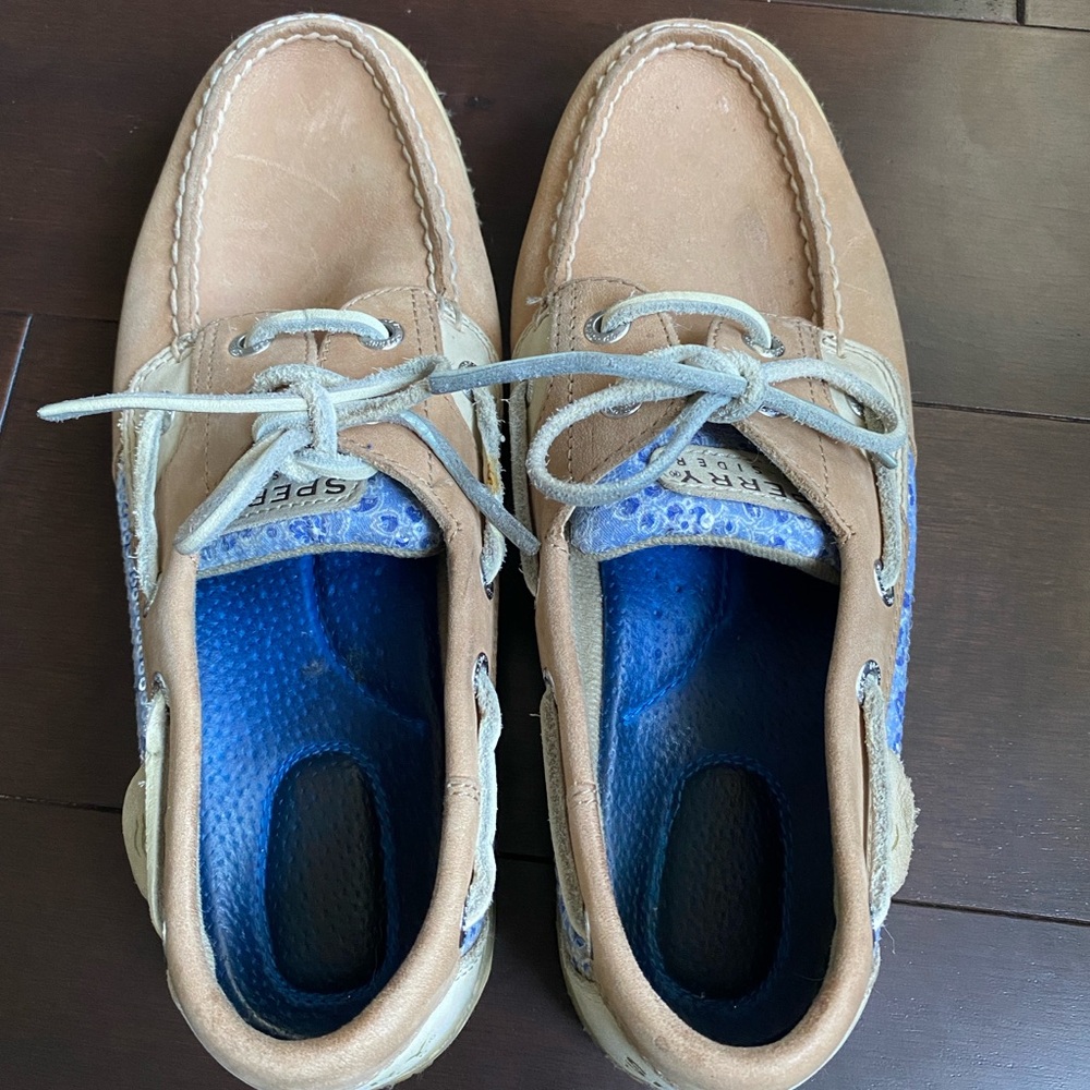 Sperry Sequin Boat Shoes